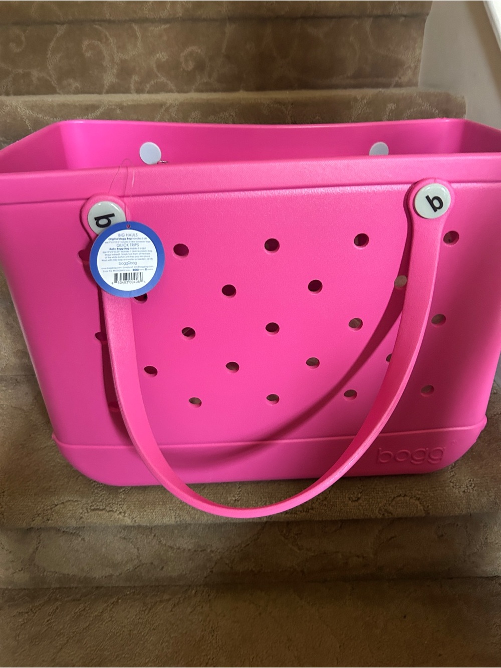 NWT HOT PINK LARGE BOGG BAG